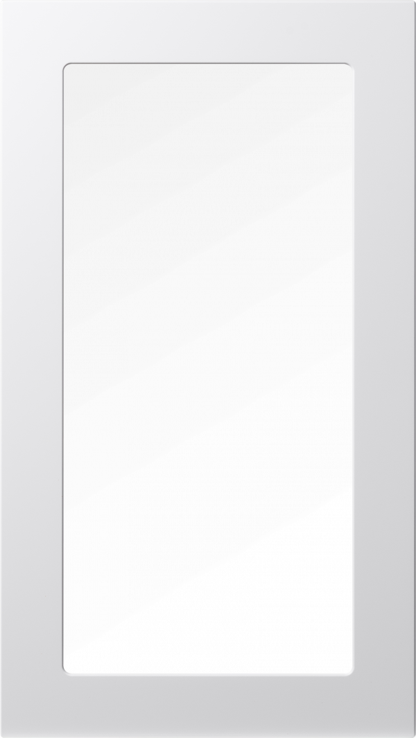Arkitekt 16-front, hvit med vitrine, Nordanro Flex