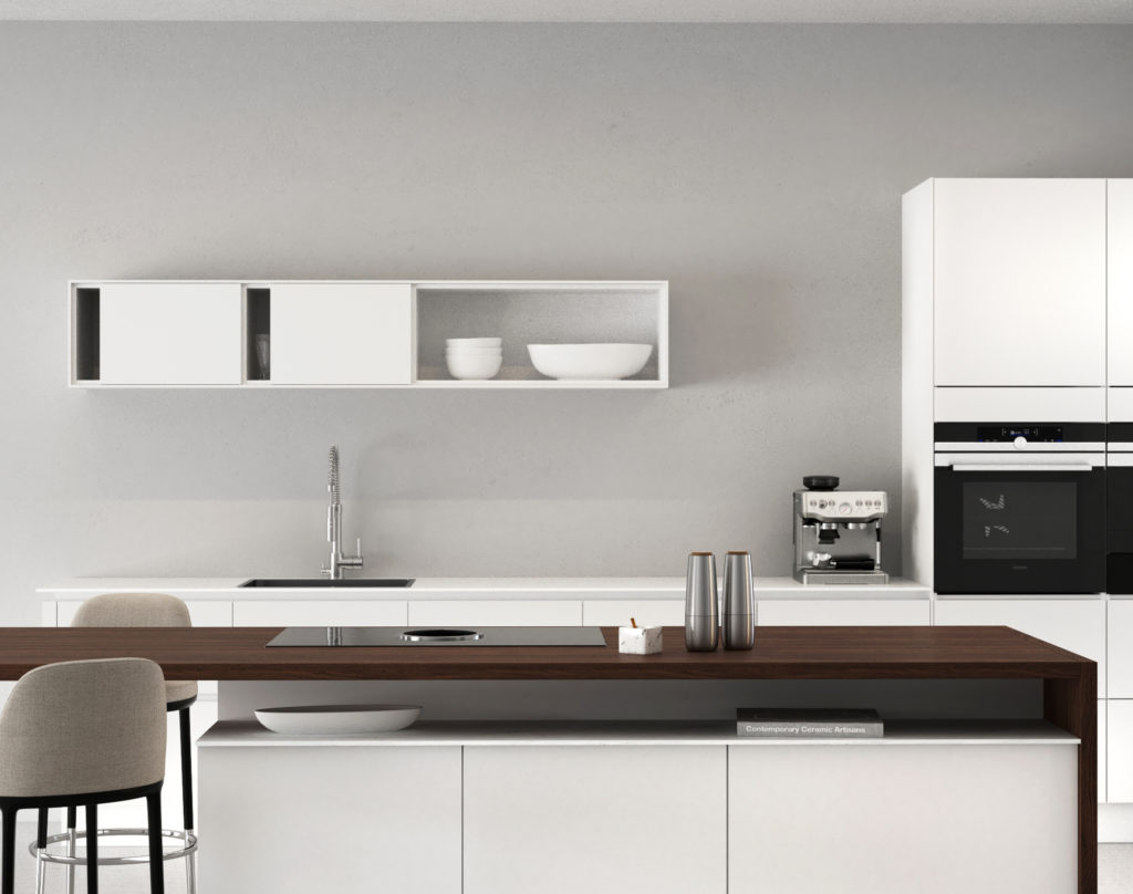 Projekt, ett kök i minimalistisk stil, Nordanro Premium